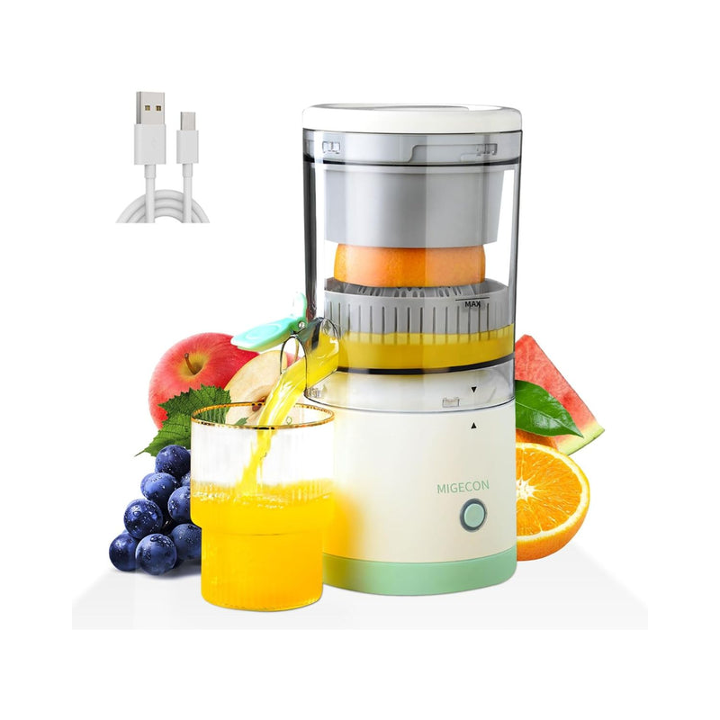 Espremedor de Laranjas e Limões Citrus Juice Elétrico a Bateria USB 360°