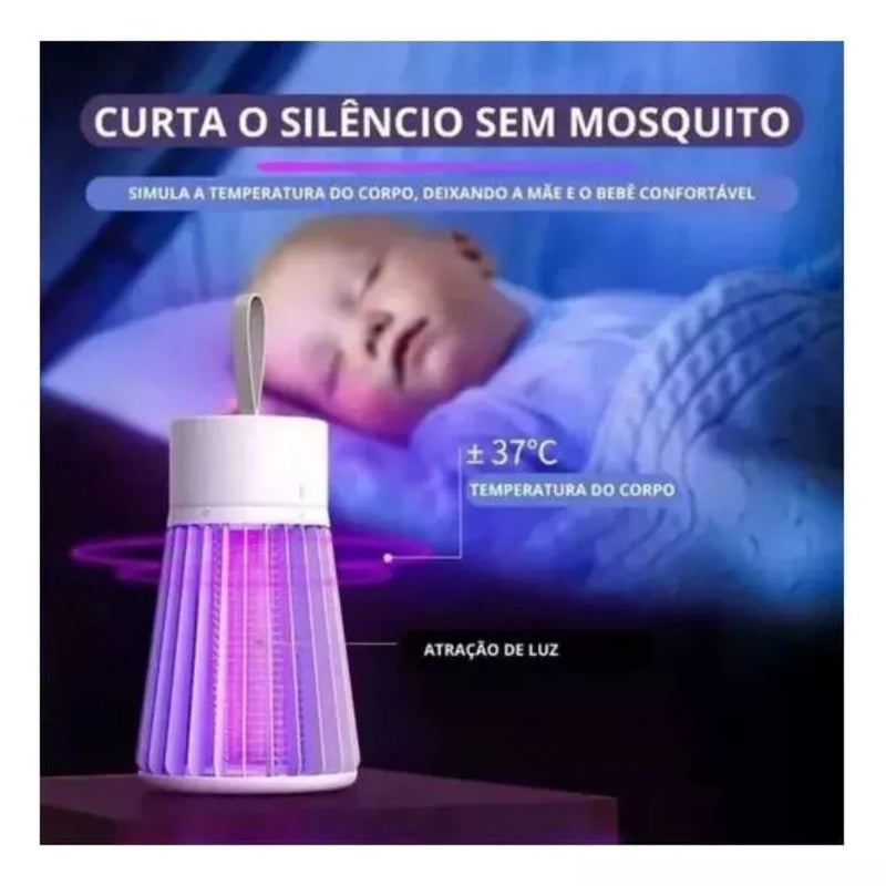 Mata Mosquito Elétrico com LED UV