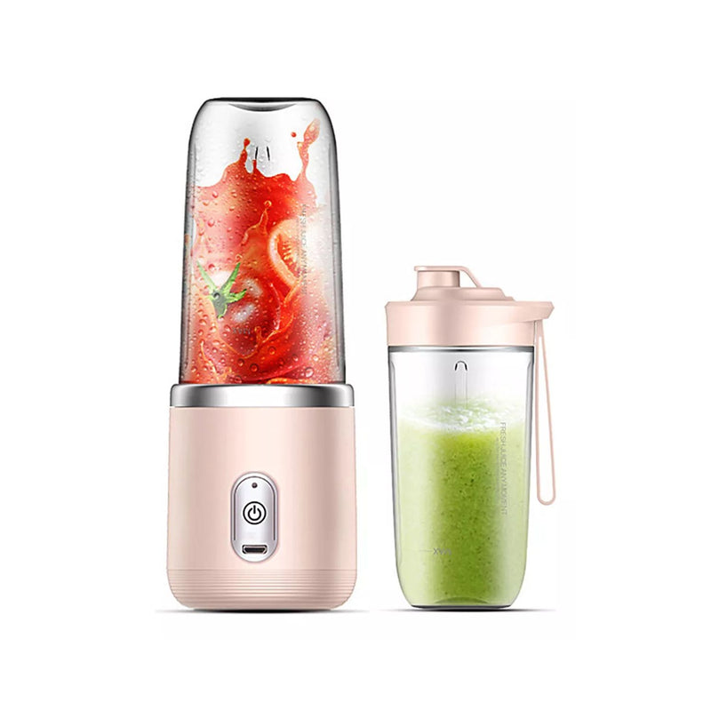 Lukton Straw-Type Juicing Cup Rosa 500ml